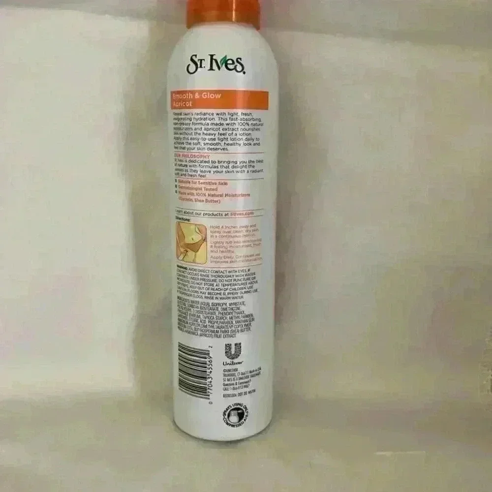 Rare St. Ives Smooth & Glow Apricot Hydration Spray Lotion 6.5 FL Oz